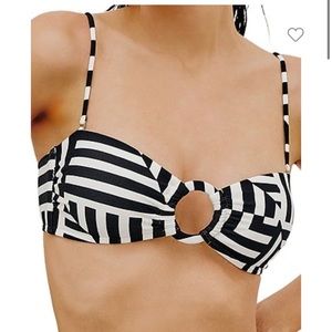VIX Tisa Geo Bandeau Bikini Top, Small, $158